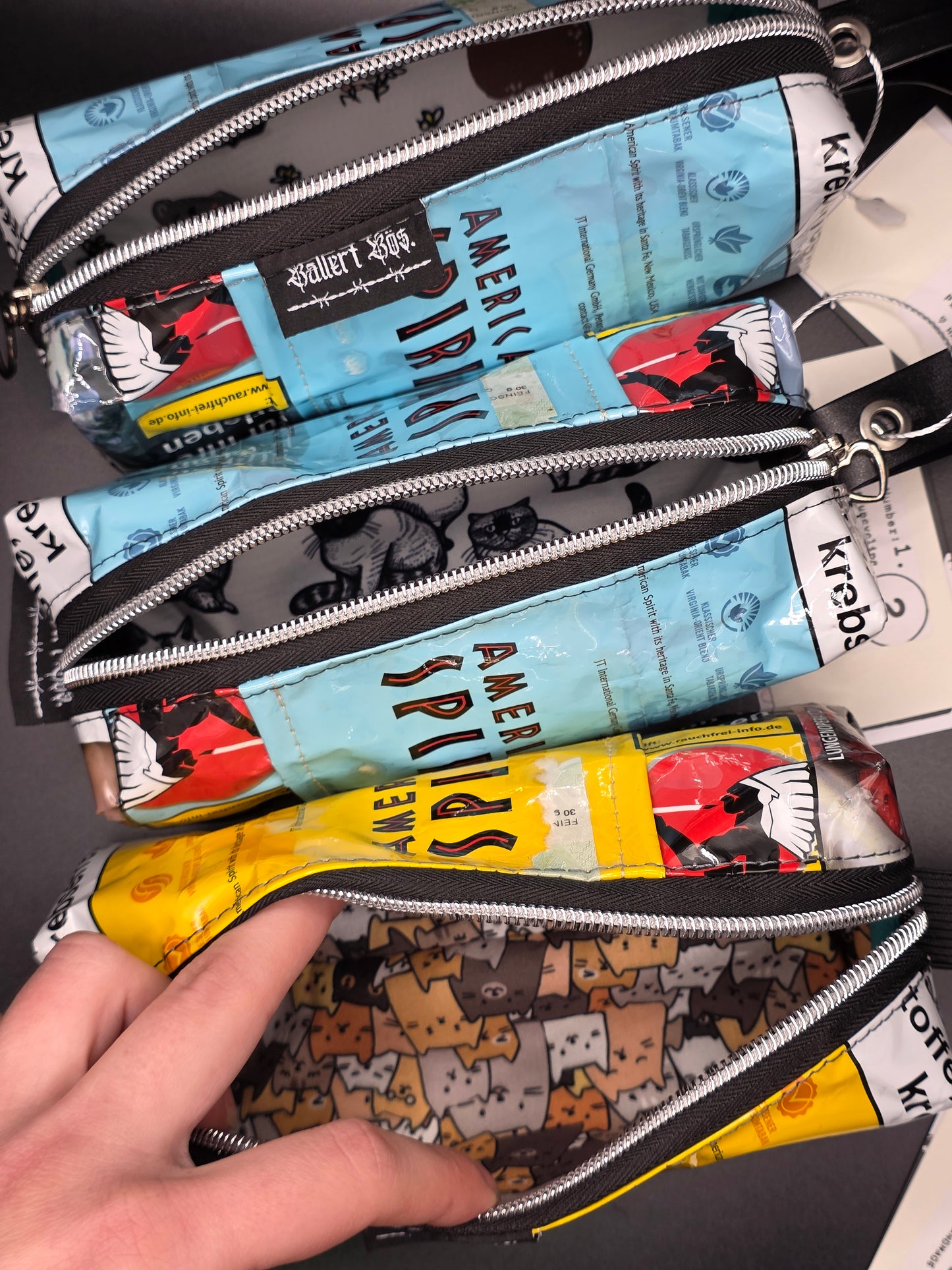 Upcycled Boxy Bag - Pencil Case