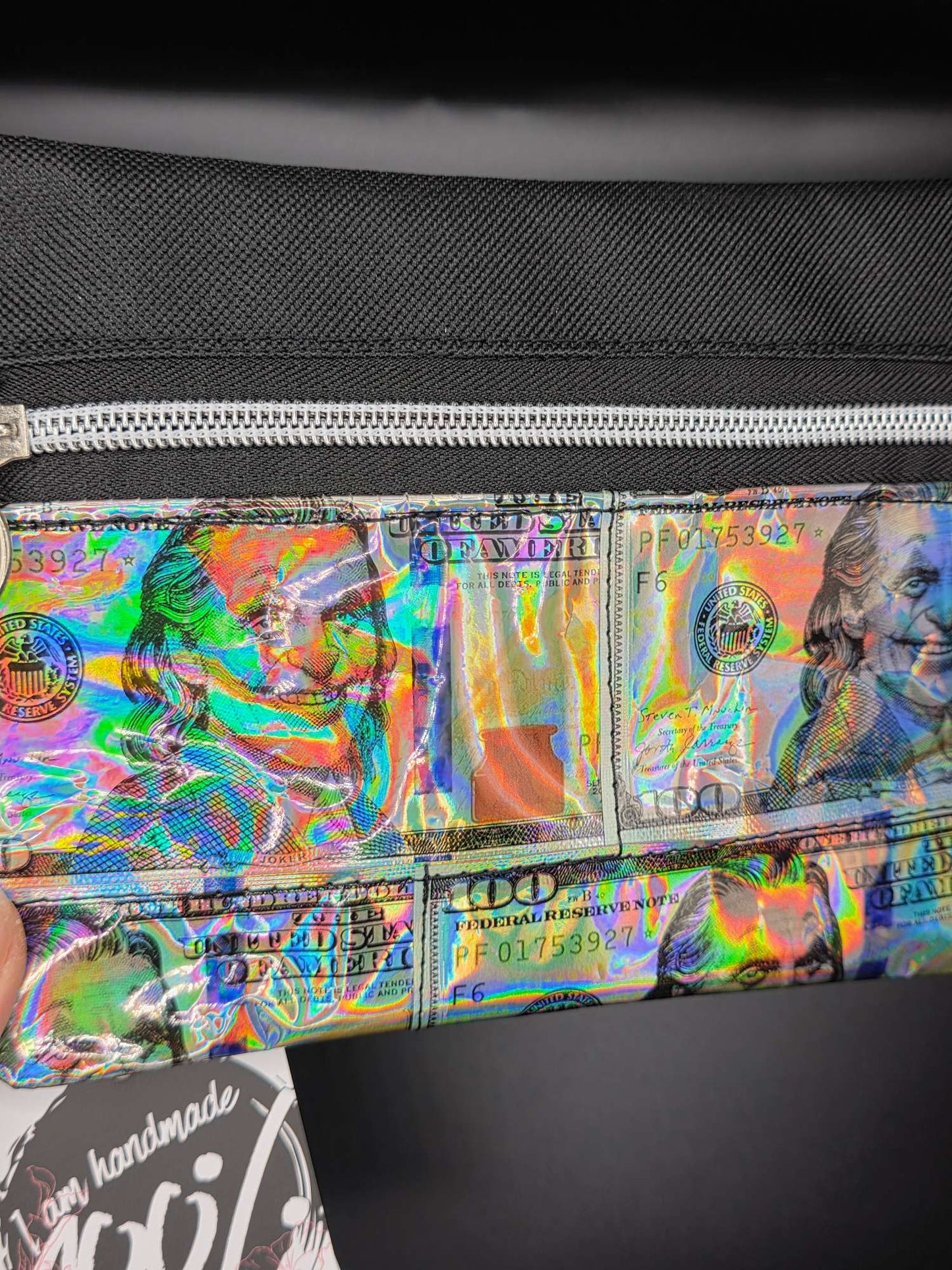 TB1.1 Trippy Zip Bag - upcycled