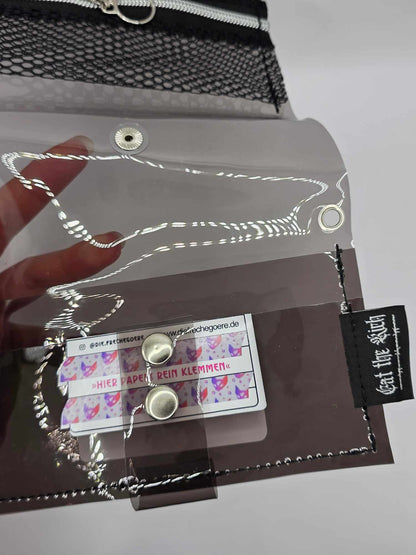 Jelly Tabakbeutel, Transparent, schwarz