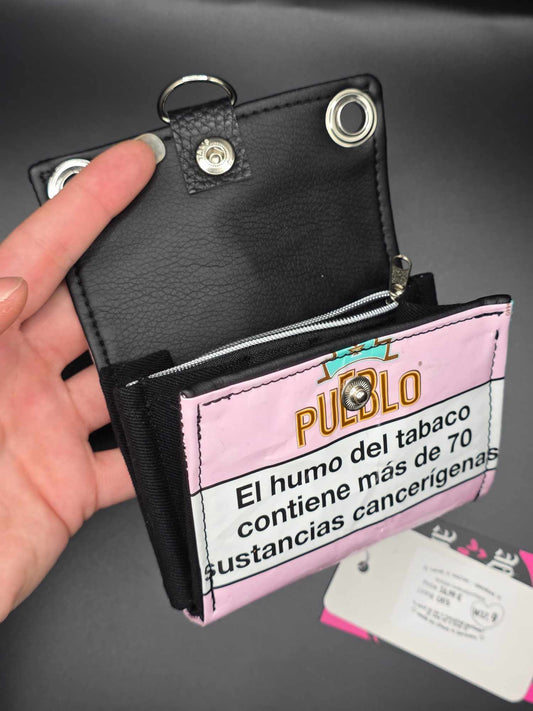 W17.9 wallet - upcycled, cats