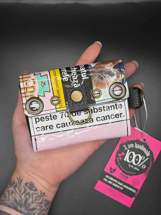 W16.6 wallet - upcycled, cats