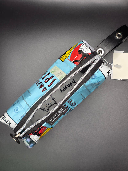 Upcycled Boxy Bag - Pencil Case