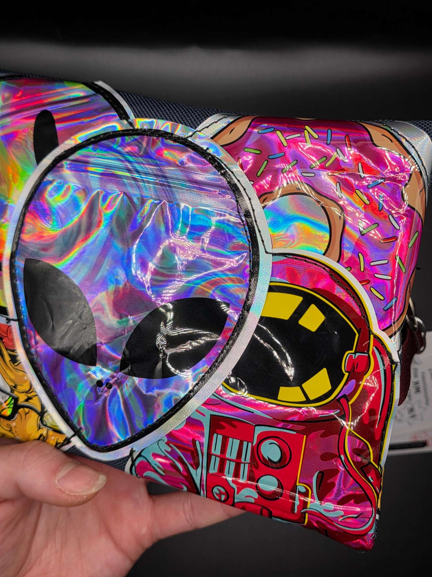 TB1.4 Trippy Zip Bag - upcycled