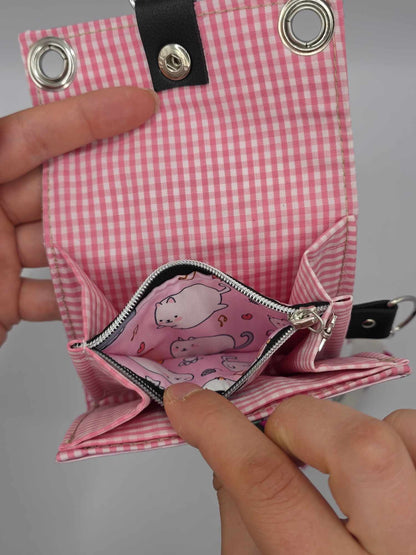 W19.4 wallet - upcycled ✨️holo broken glass✨️