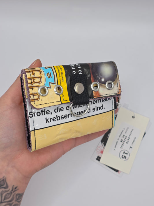 3.15 upcycling wallet - CATS COLORFUL