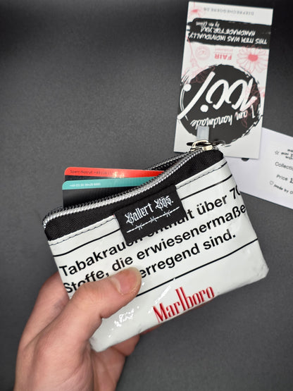 mini zip wallet - Upcycled