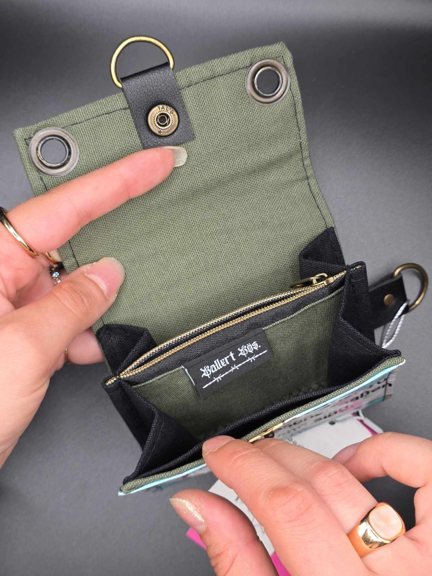 W21.10 wallet - upcycled