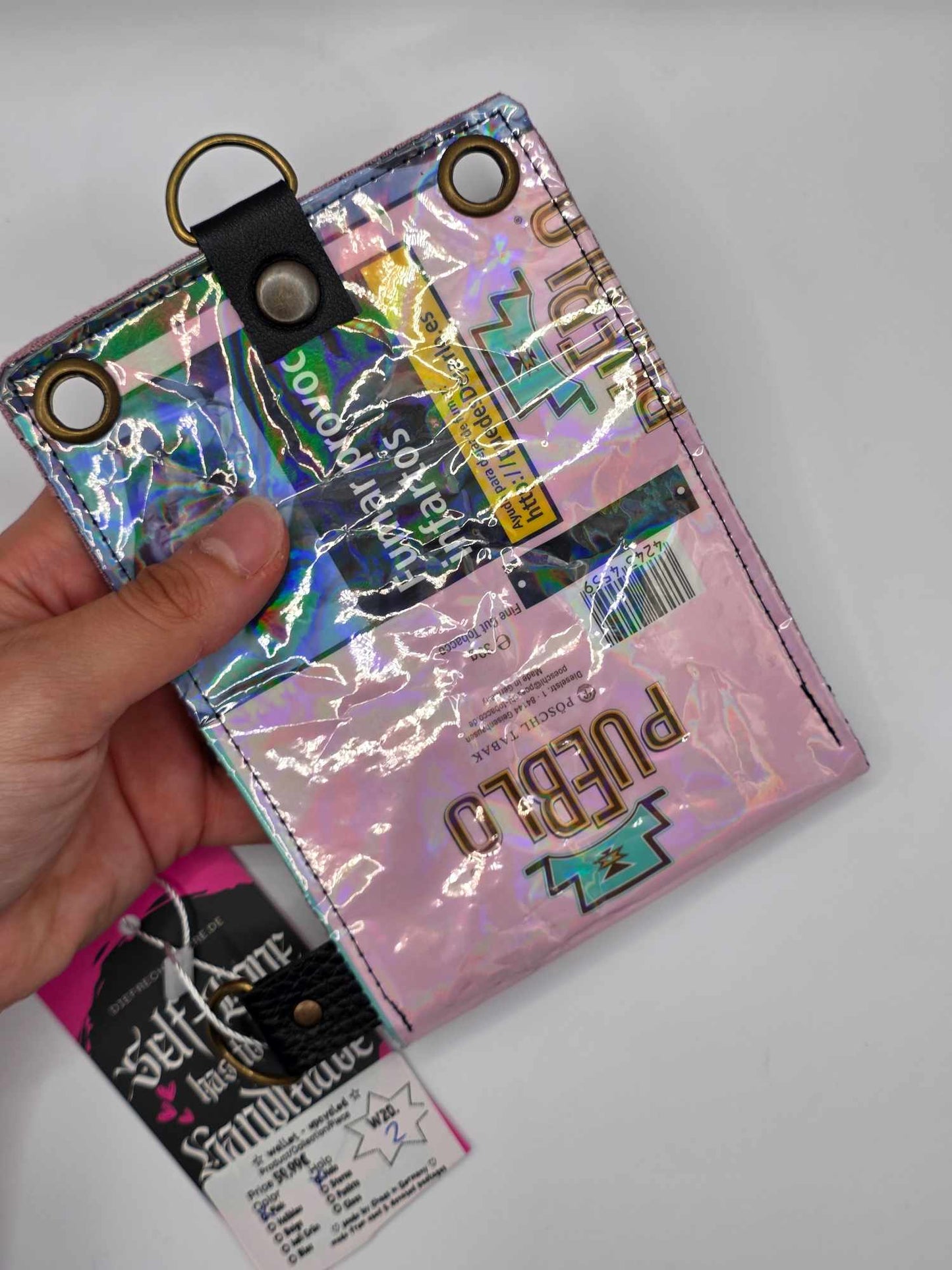 W20.2 wallet - upcycled ✨️holo✨️