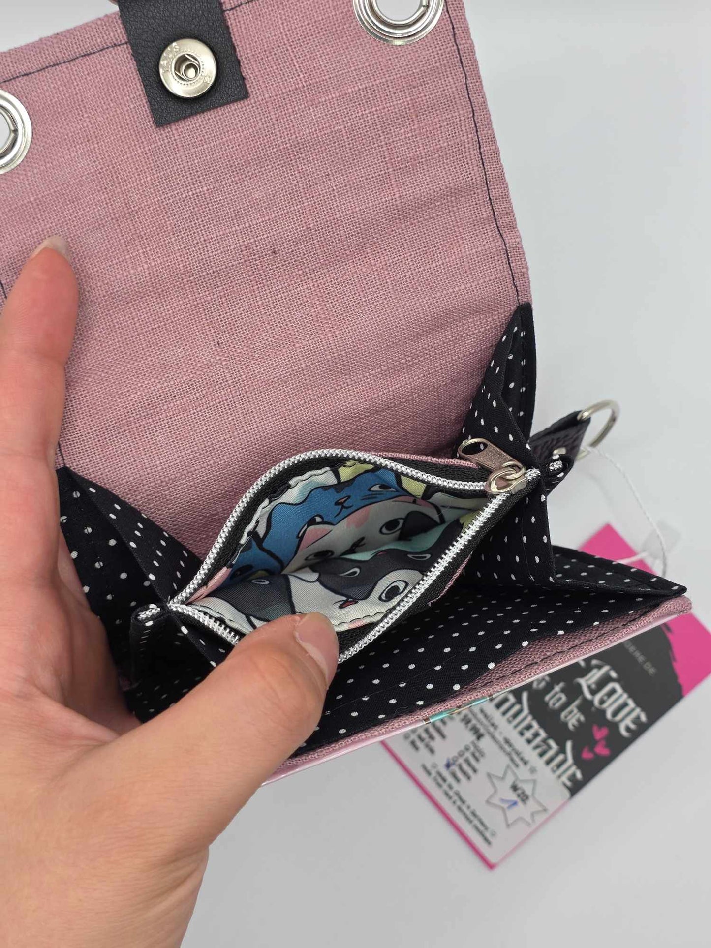 W20.1 wallet - upcycled ✨️broken glass✨️