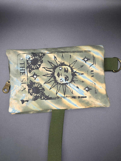 TT13.6 Tabacco pouch, Tarot cards - Rhinestones