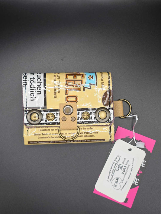 W14.6 wallet - upcycled, pink points