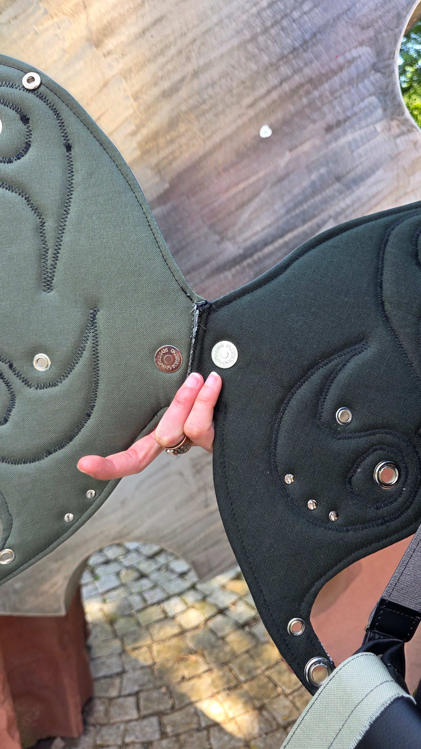 Butterfly Holsterbag, green, size S-L
