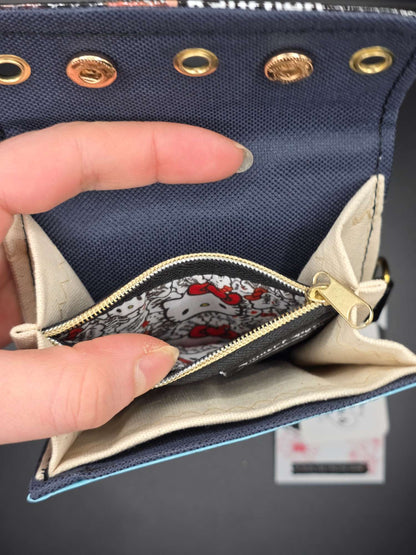 W12.6 wallet - upcycled, Hallo Katze