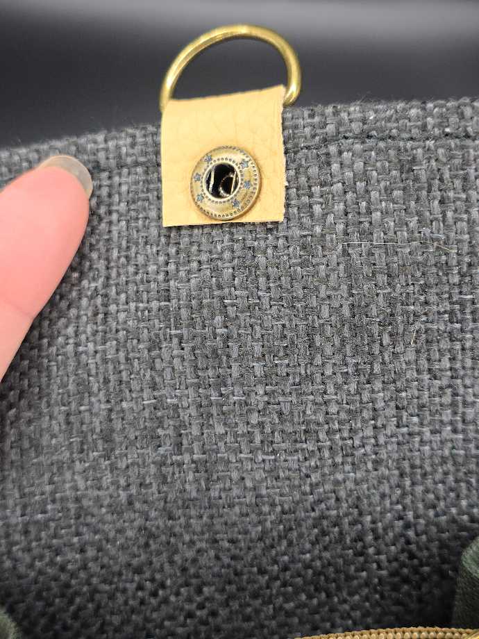 10.11 wallet - upcycled, beige cats