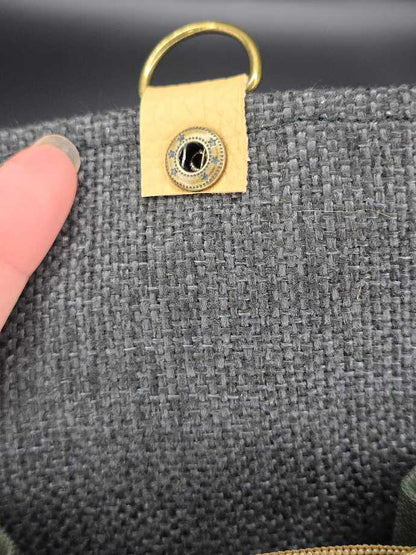 10.11 wallet - upcycled, beige cats