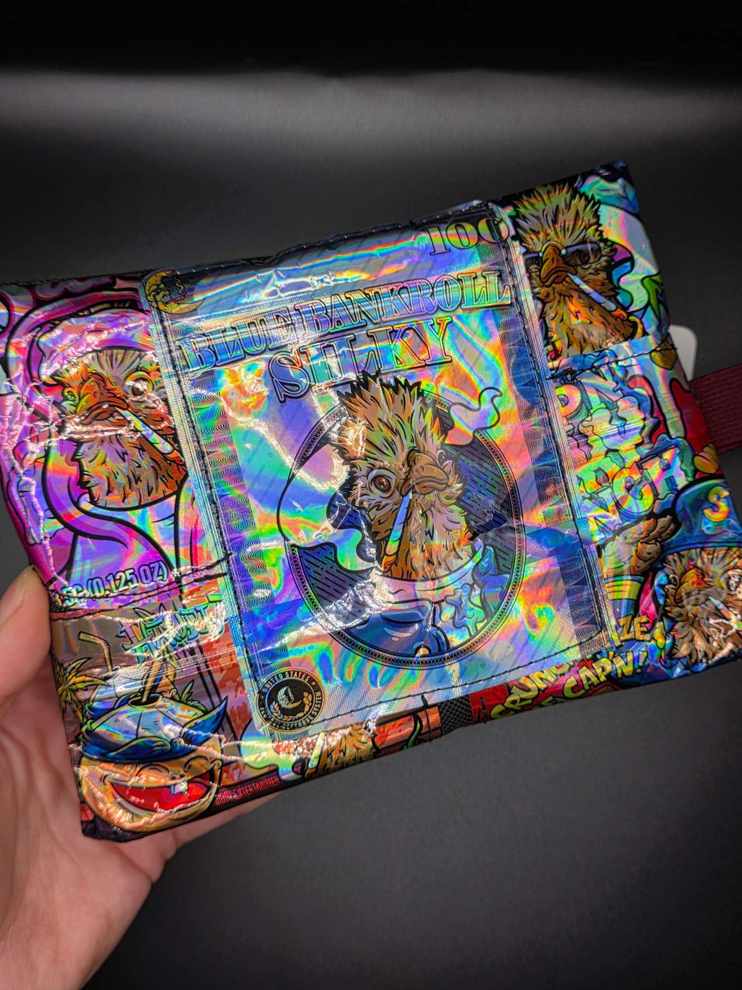 TB1.2 Trippy Zip Bag - upcycled