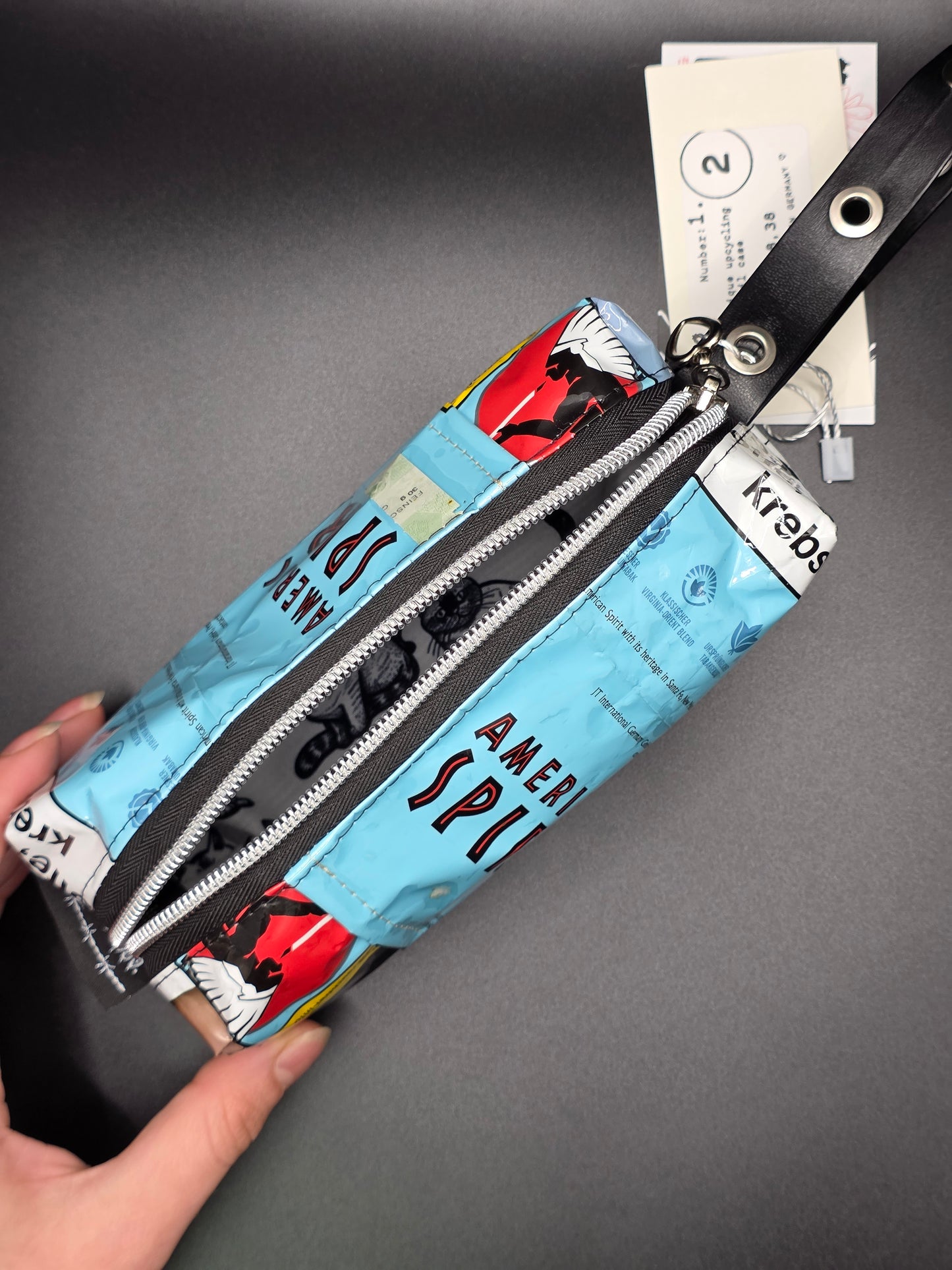 Upcycled Boxy Bag - Pencil Case