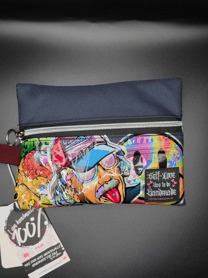 TB1.4 Trippy Zip Bag - upcycled