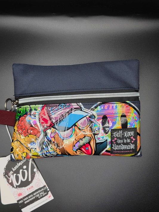 TB1.4 Trippy Zip Bag - upcycled