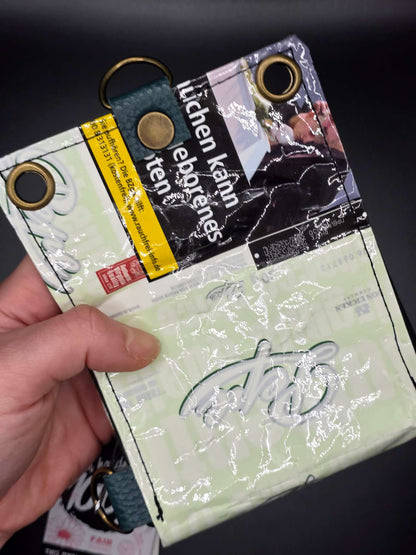 W12.12 wallet - upcycled, Hallo Katze