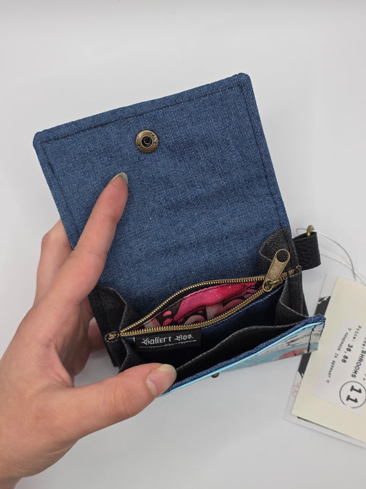 4.11 upcycling wallet, shrooms