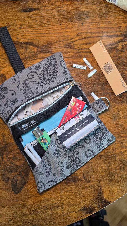 BTT Basic Tabacco Pouch - Cord, gray