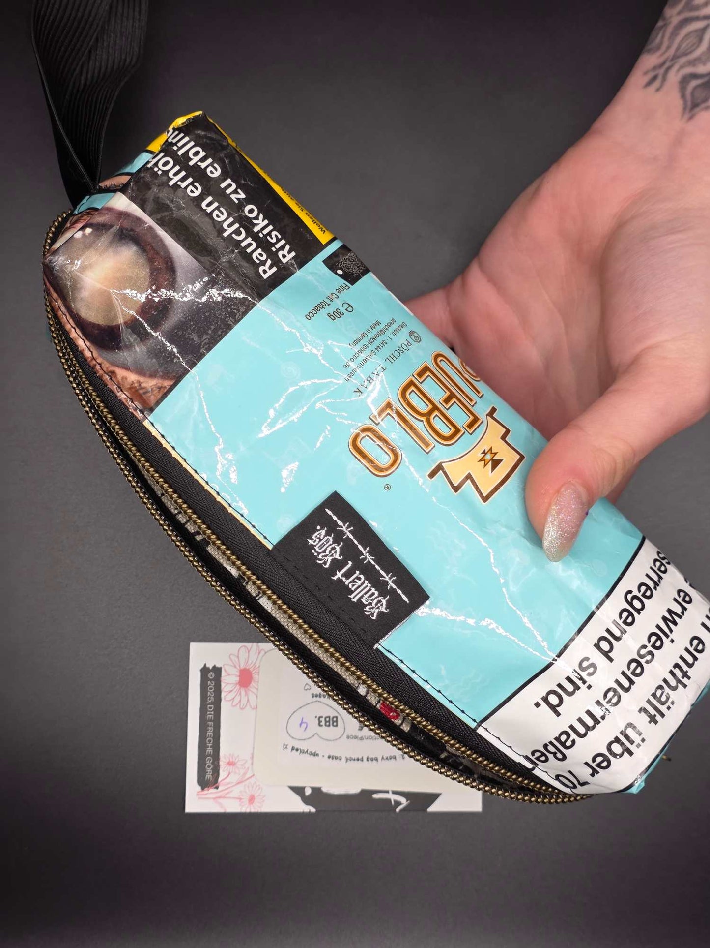 BB3.4 Boxy Bag Pencil Case - upcycled