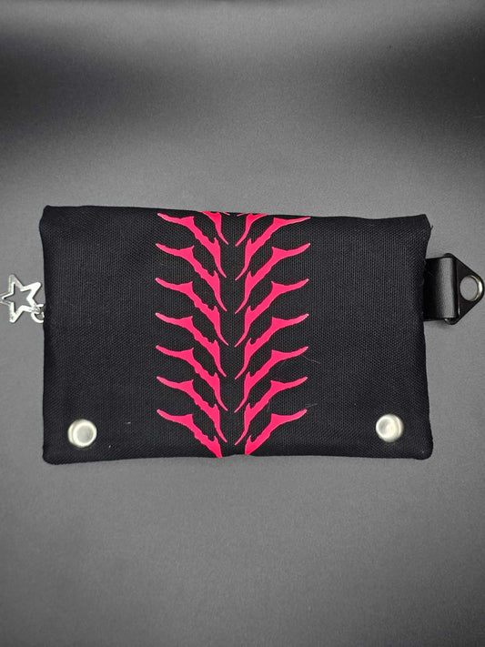 TT11.6 Tabacco pouch, spiral, neon-pink