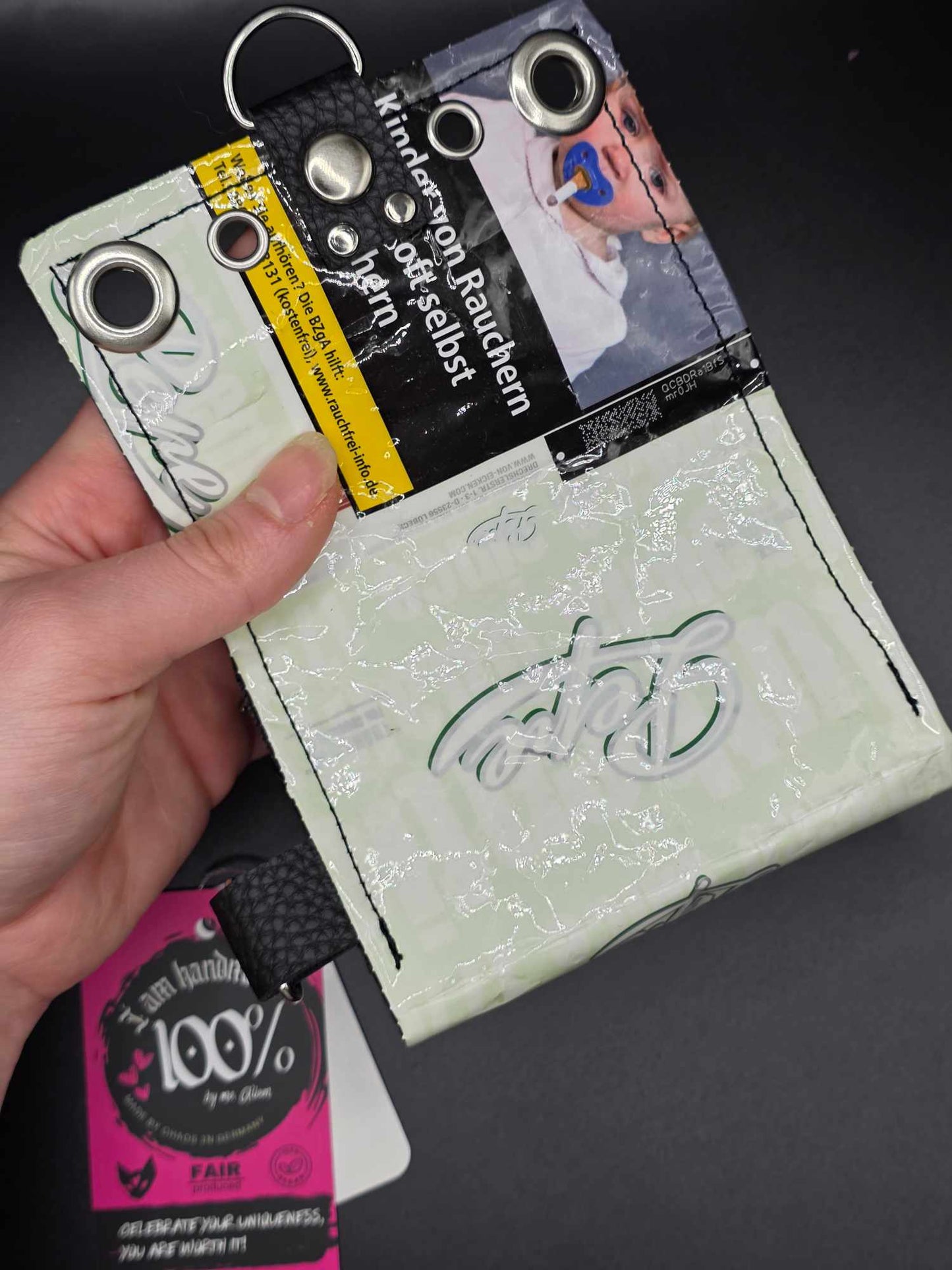 W14.12 wallet - upcycled, dogs