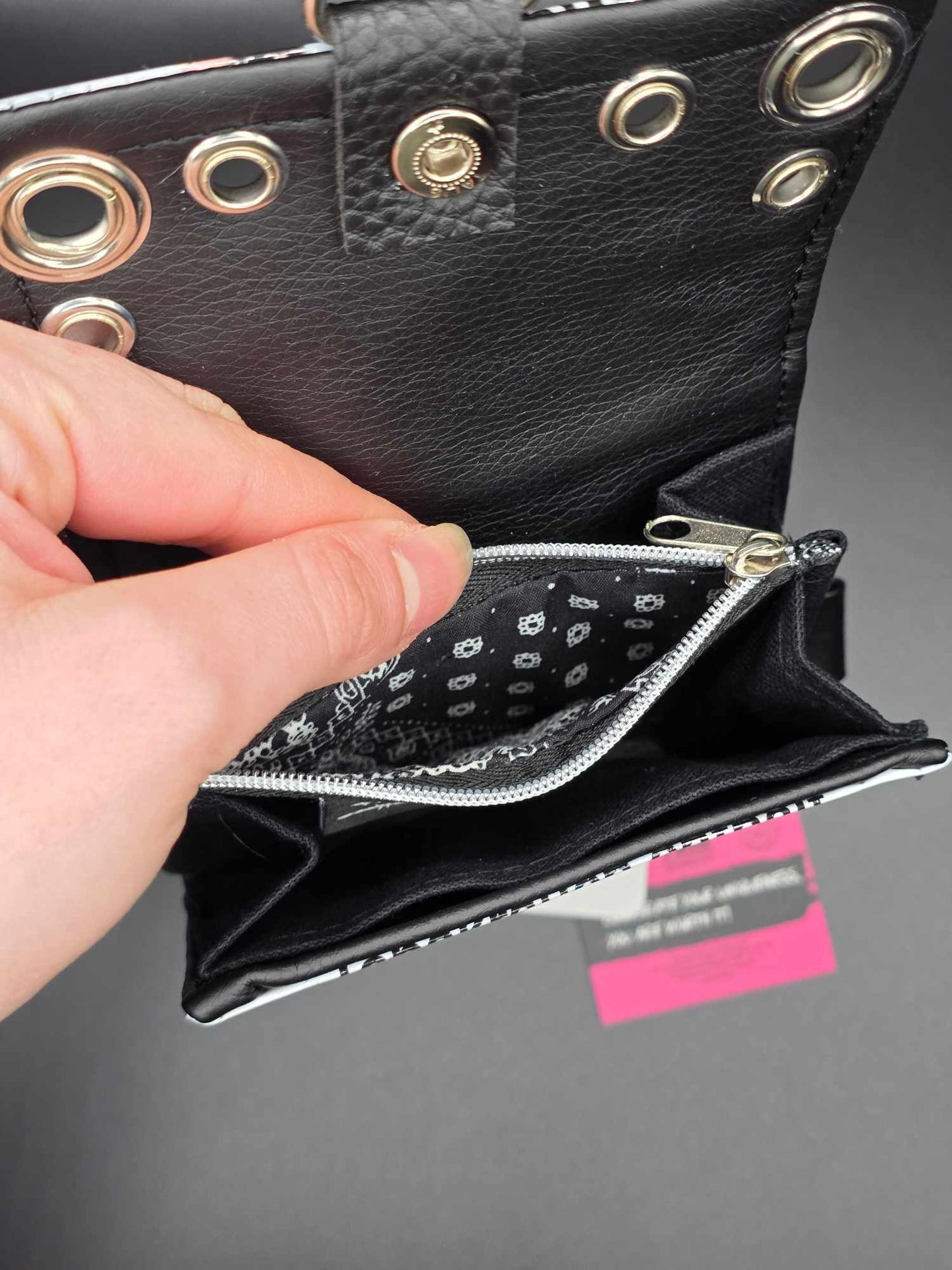 W15.6 wallet - upcycled, black