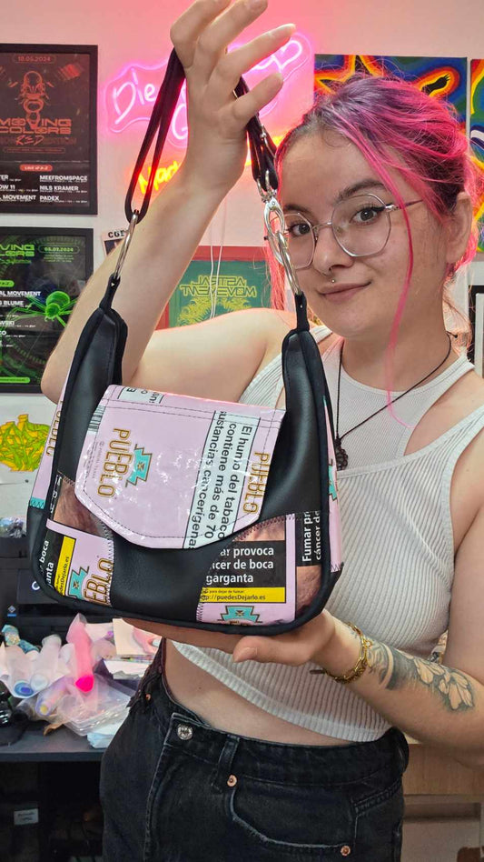 Tabak Handtasche, rosa - Version 3