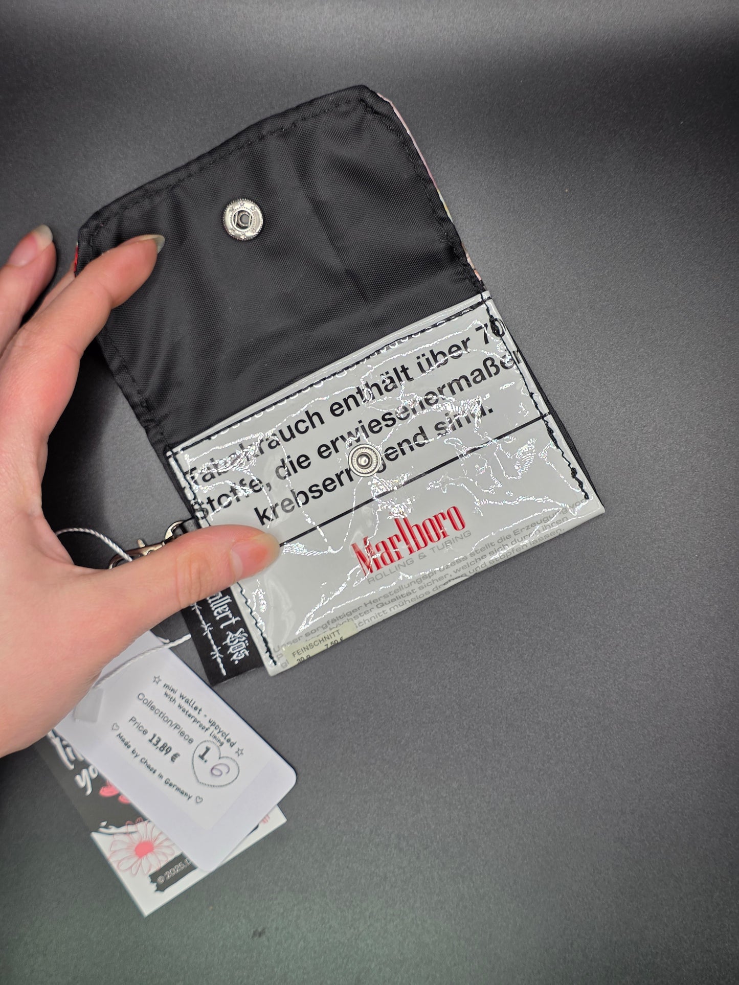 Mini wallets, red - Upcycled