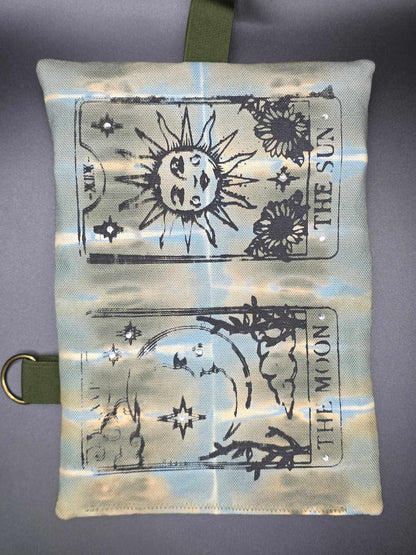 TT13.8 Tabacco pouch, Tarot cards - Rhinestones