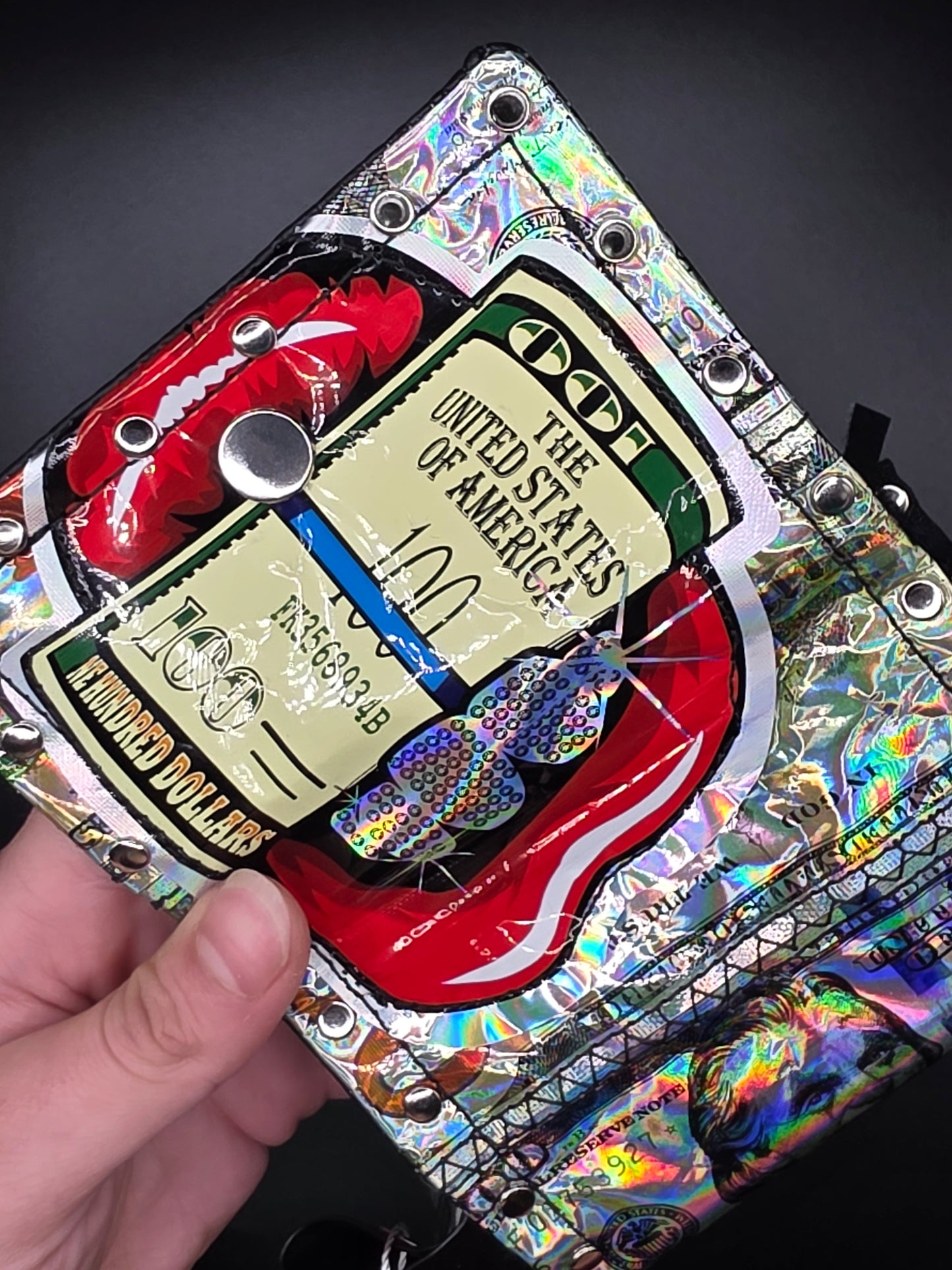 6.5 upcycling wallet - CATS (calibags)