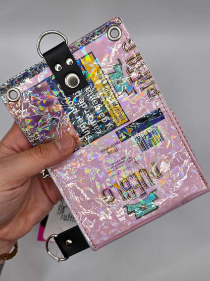 W19.3 wallet - upcycled ✨️holo broken glass✨️