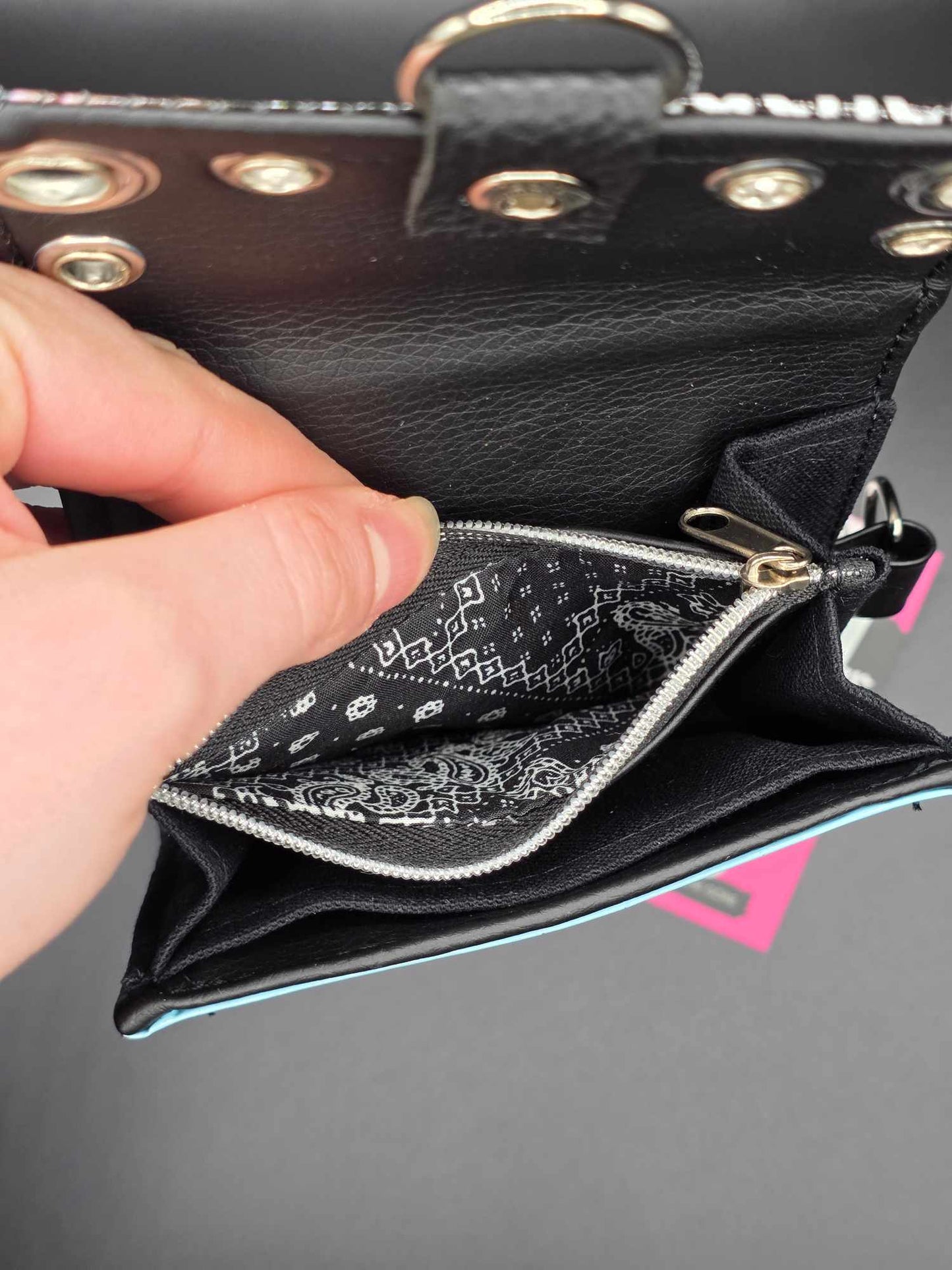 W15.5 wallet - upcycled, black
