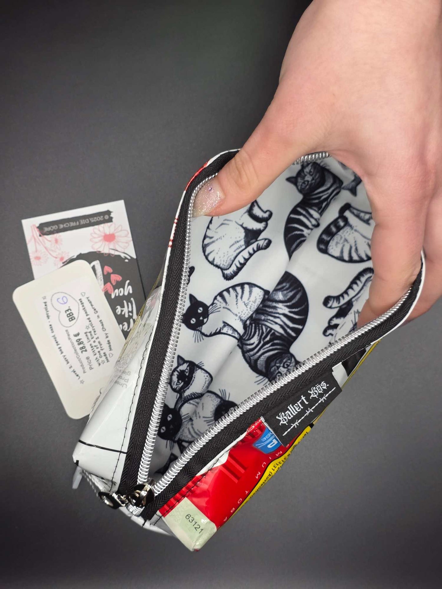 BB3.6 Boxy Bag Pencil Case - upcycled