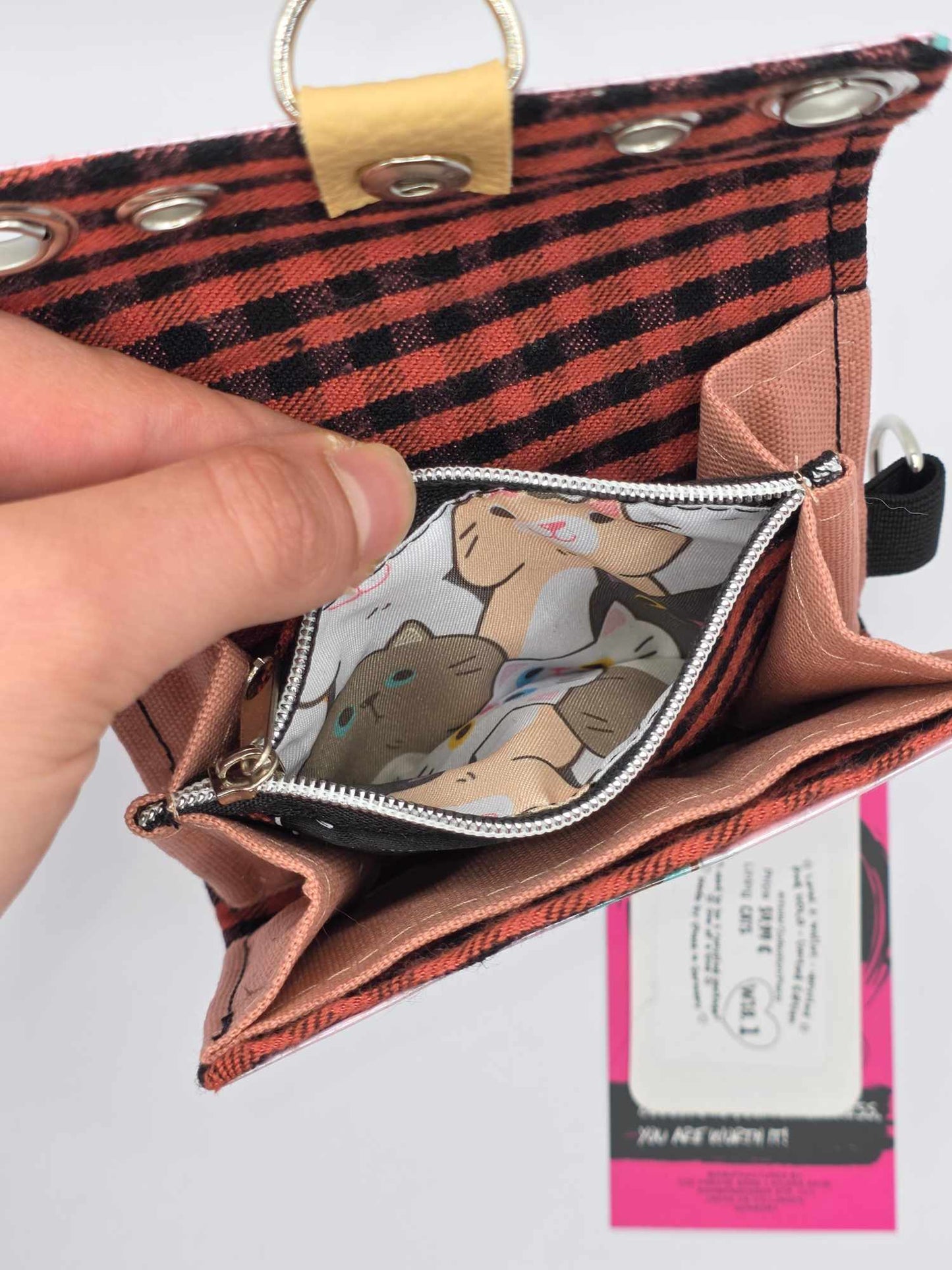 W18.1 wallet - upcycled ✨️holo stars✨️