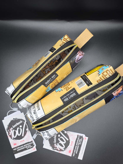 2.2/2.3 Boxy Bag Pencil Case - upcycled