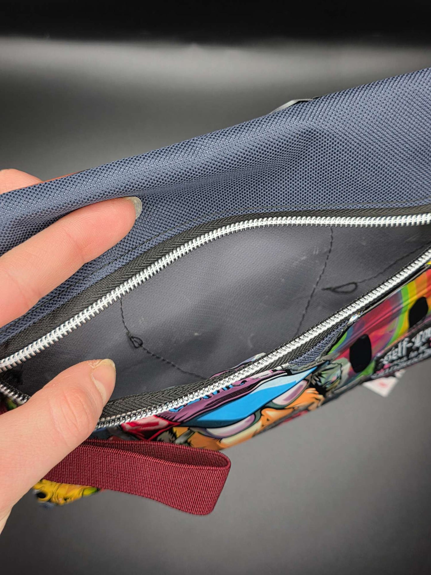 TB1.4 Trippy Zip Bag - upcycled