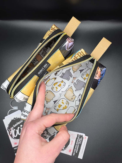 2.2/2.3 Boxy Bag Pencil Case - upcycled