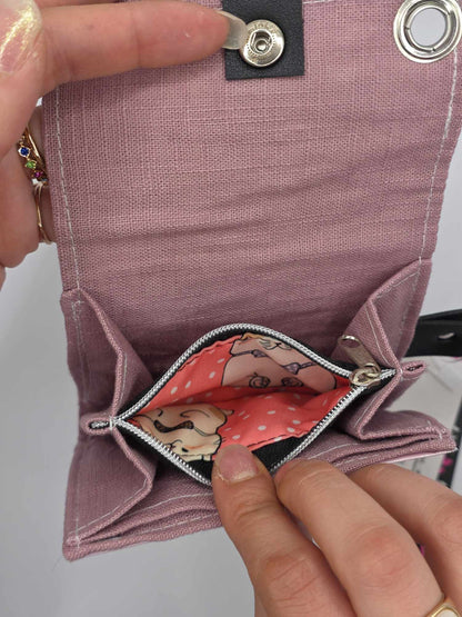 W21.1 wallet - upcycled ✨️broken glass✨️