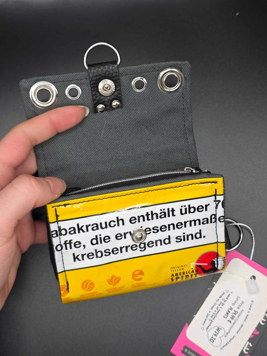 W14.10 wallet - upcycled, plants