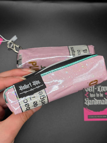 ✨️Holo✨️ Mini Boxy Bag Charm, Joint-Carry-Bag - Upcycled