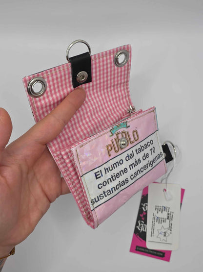 W19.4 wallet - upcycled ✨️holo broken glass✨️