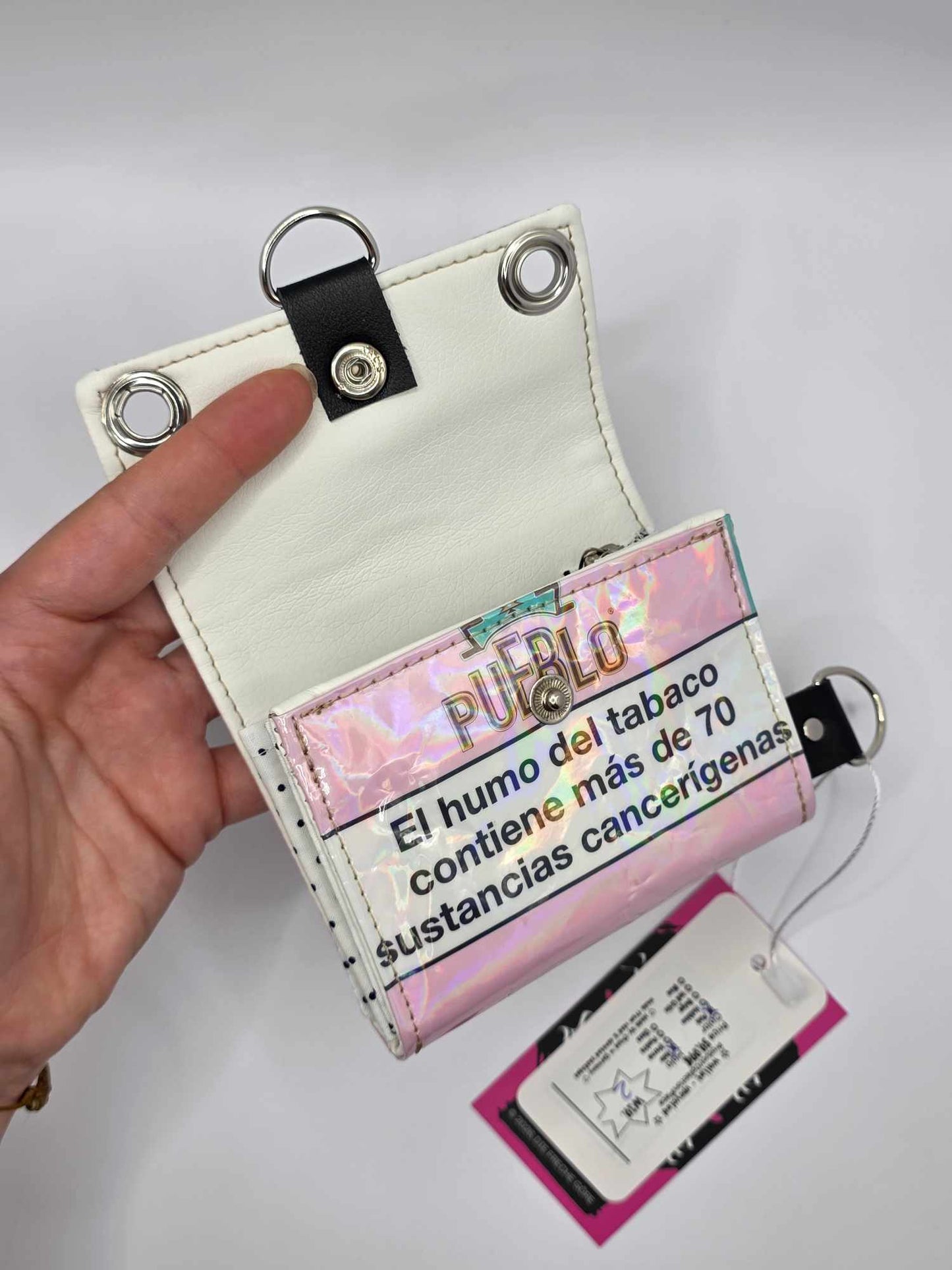 W19.2 wallet - upcycled ✨️holo✨️