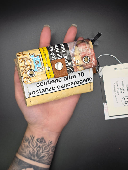 6.15 upcycling wallet - CATS PINK