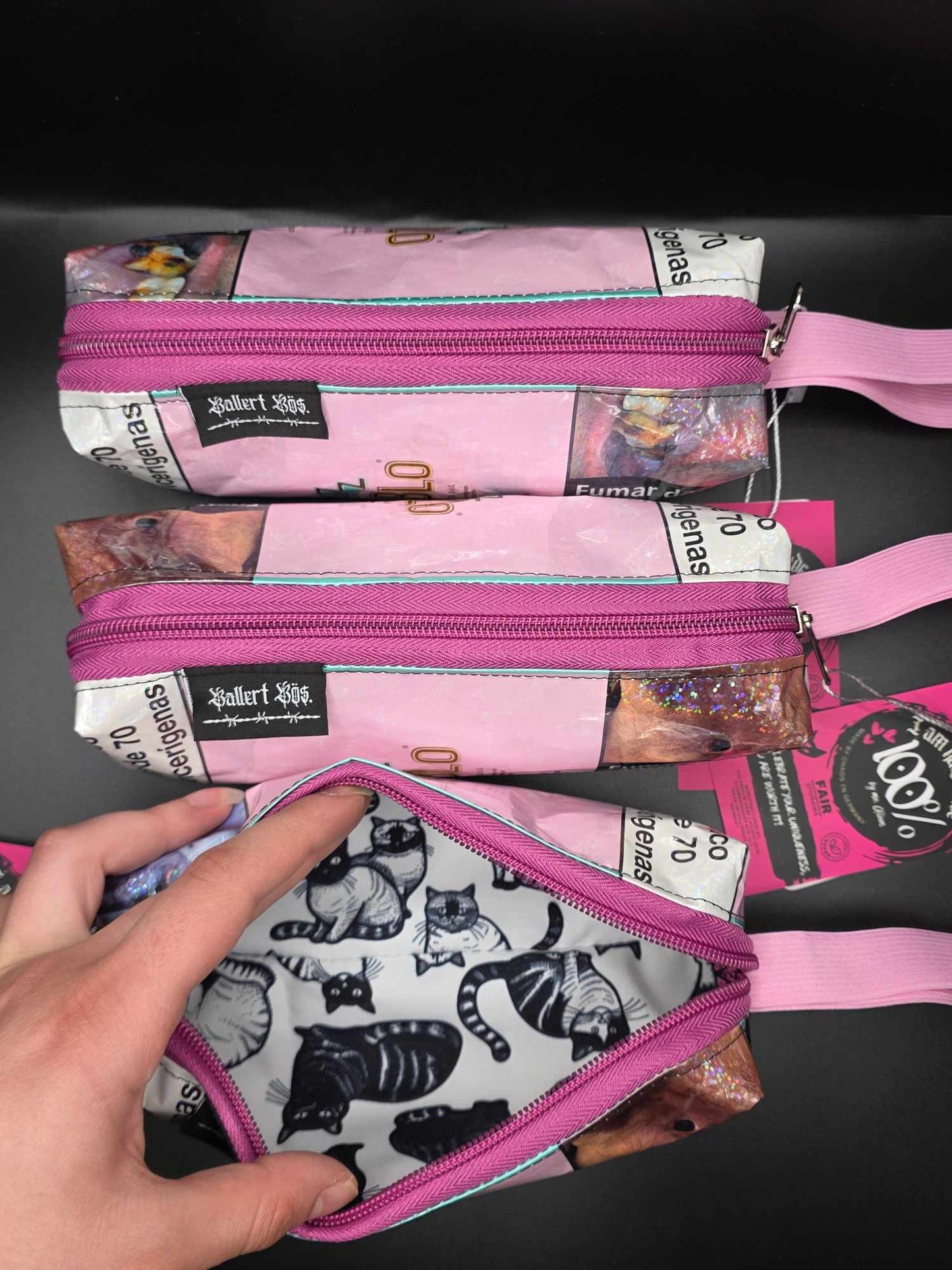 ✨️Holo✨️BB5.1-3 Boxy Bag Pencil Case - upcycled