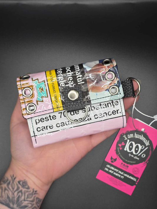 W16.3 wallet - upcycled, cats