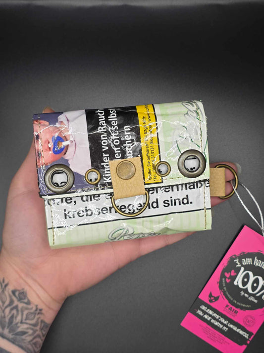 W16.11 wallet - upcycled, cats